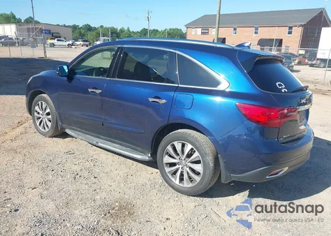 2015 Acura Mdx Technology from USA, damaged, VIN 5FRYD4H46FB013270